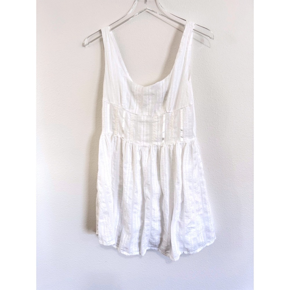 Princess Polly Lorinda White Cotton Fit and Flare Mini Dress - Picture 2 of 5